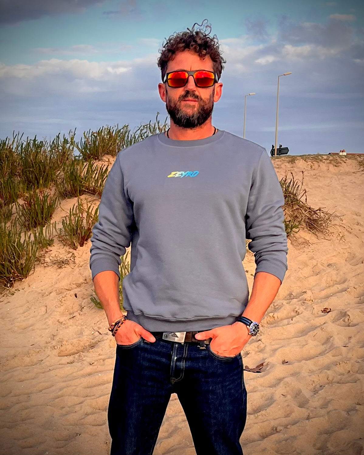 sweat col rond
