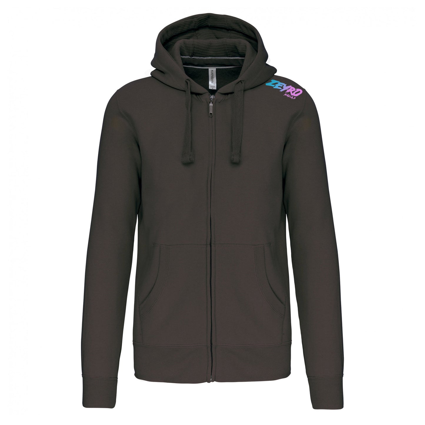 LA RHUNE sweat a capuche zippé
