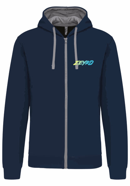 Collection ERRETEGIA sweat a capuche zippé BITON