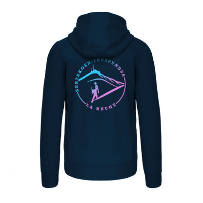 LA RHUNE sweat a capuche zippé